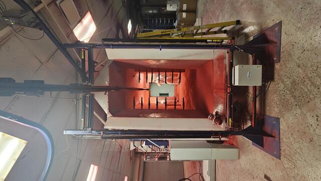 Nordson #EXCEL-2000 Bare spray booths, 10800 cfm, w/ 4x7 part window (2 available) - Image 4