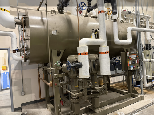 Fulton #DA-1001, Deaerator Tank System, boiler pump skid, 6825/5472 hours - Image 1