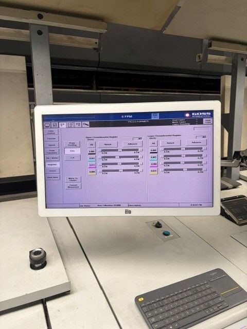 Goss & Deleeuw #Sunday-4000/48, Web Offset Press System, 4 Unit, 57" web, 22.75" Cutoff, 48 page, PCC-2 - Image 9