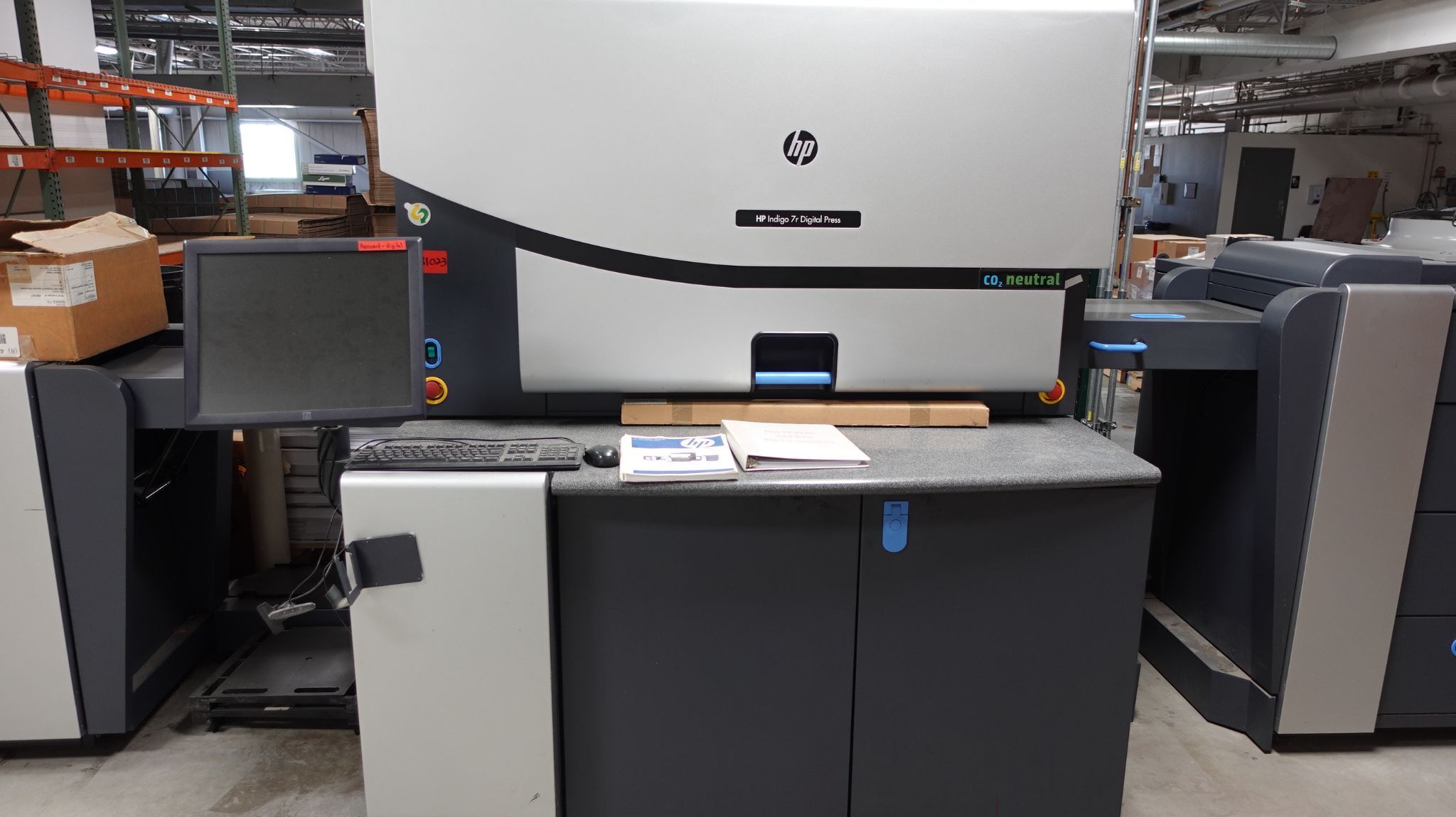 HP #Indigo-7R, Sheetfed Digital Press, 13" x 19" sheet, 120 PPM, 2008 - Image 1
