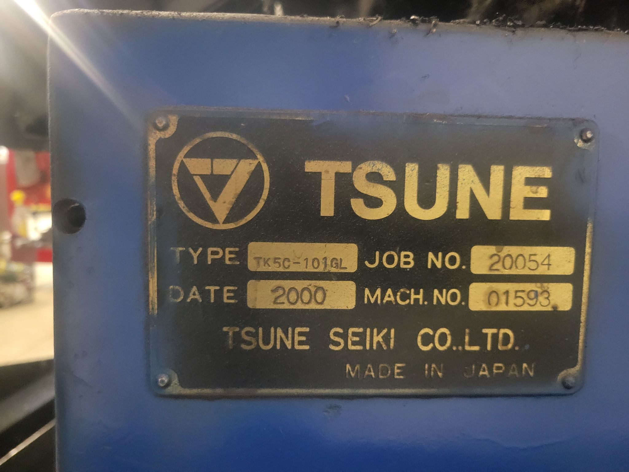 16" Tsune #TK5C-101GL, CNC Cold saw, 12-120 RPM, 20' loader, 15 HP, 2000 - Image 10