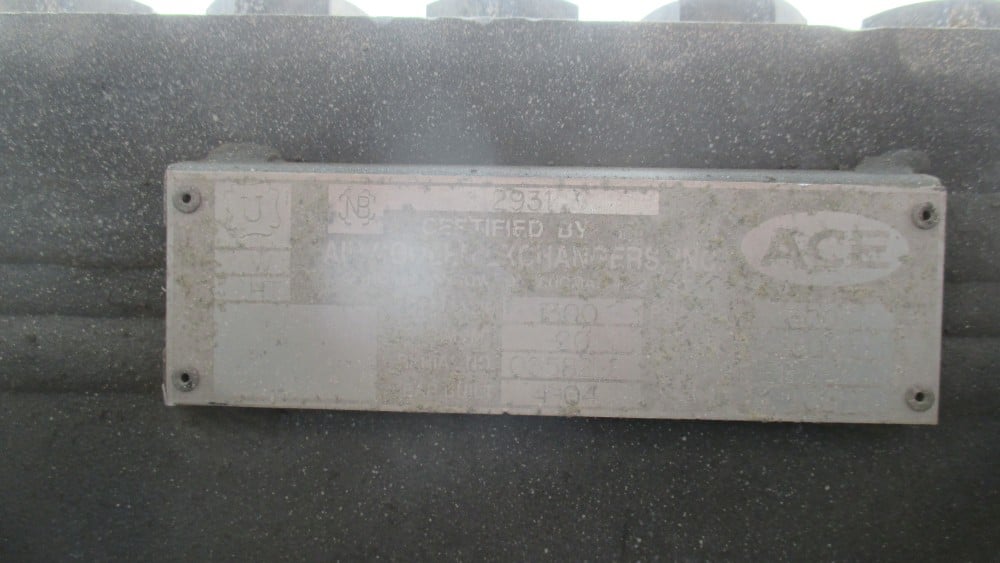 1300 psi, Alfa Laval E-156-2 Gas Cooler, Alfa-Laval 16' 9" x 36' 7", 2004 - Image 4
