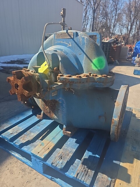8x10-14 Goulds #3410, Split Case Centrifugal Pump, Cast Iron - Image 2