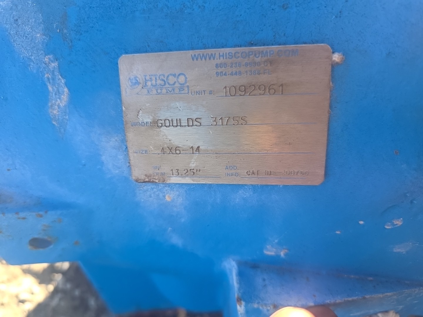 4x6-14 Goulds #3175S, Centrifugal Pump, CF8M (2 available) - Image 4