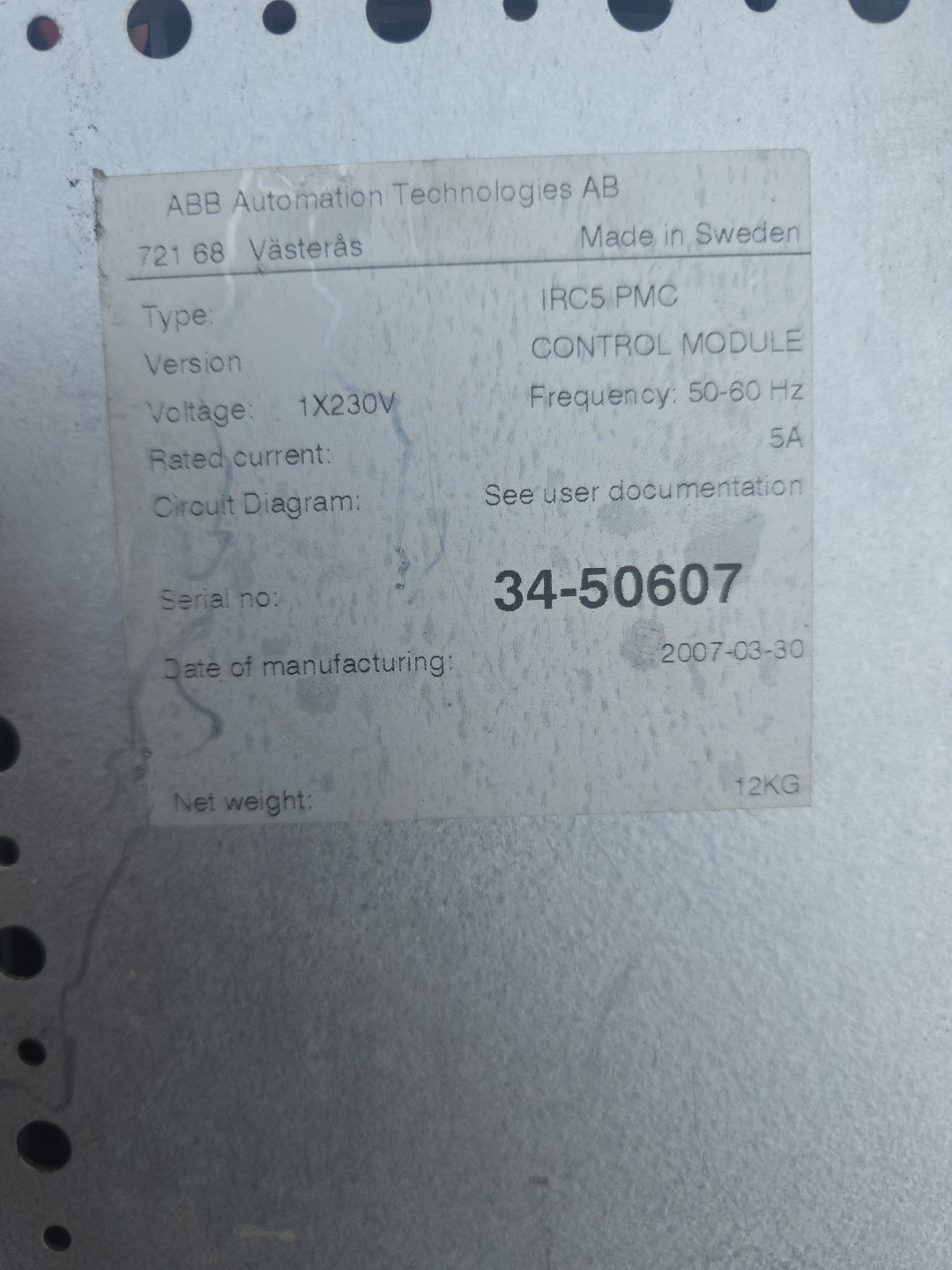 ABB, IRC PMC Control Module, 50/60 Hz - Image 2