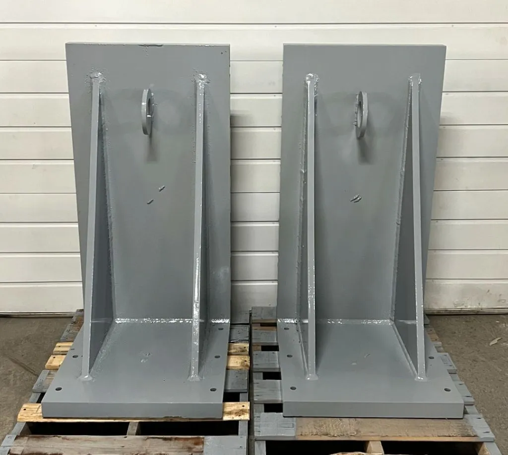 24" x 26" x 48" Heavy Duty T-Slotted Steel Angle Plates, 6 T-Slots, (2 available) - Image 2