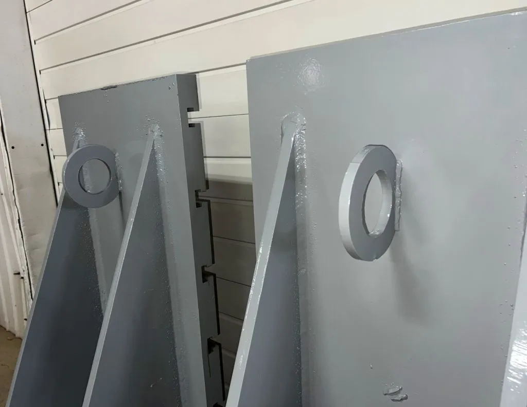 24" x 26" x 48" Heavy Duty T-Slotted Steel Angle Plates, 6 T-Slots, (2 available) - Image 3