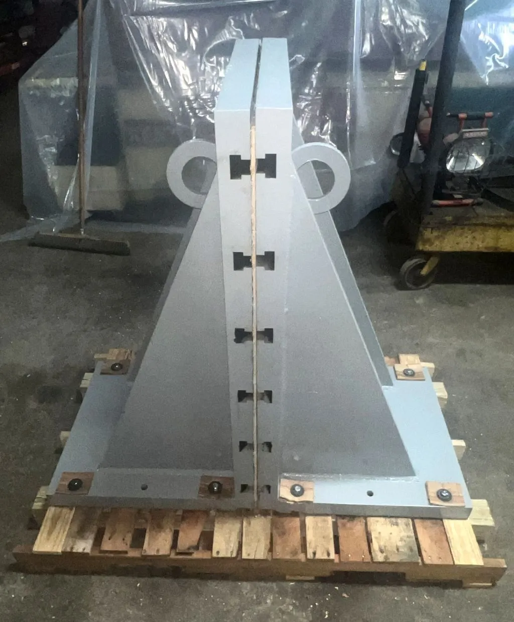 24" x 26" x 48" Heavy Duty T-Slotted Steel Angle Plates, 6 T-Slots, (2 available) - Image 7