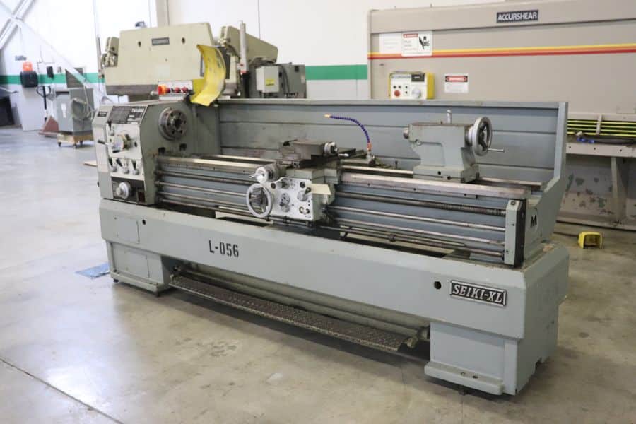 17" x 72" Seiki #XL, gap bed engine lathe, inch/metric threading, 7.5 HP, coolant system, chuck guard - Image 2