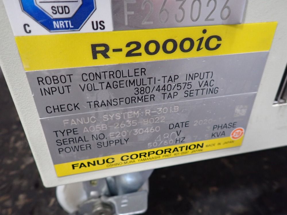 Fanuc R-2000iC/210F, 6-Axis, CNC Robot, 480 V., 3 Ph., Made In Japan, 2020 - Image 5