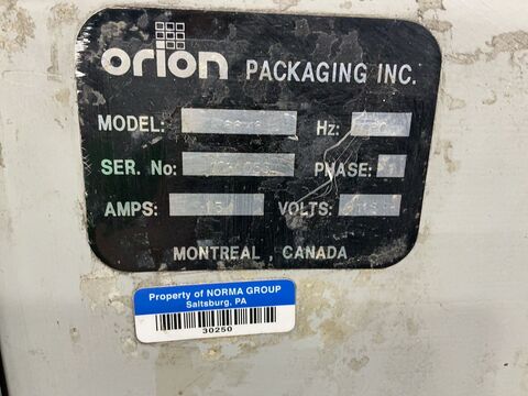 Orion #H6676, Pallet Stretch Wrapper, 48" x 48" Capacity, 115 V., 1 Ph., 60 Hz., 15 A. - Image 6