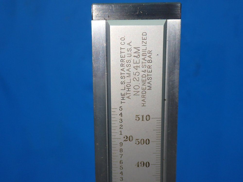 Starrett #254E & M, Vernier Height Gauge, 20" / 510mm, With Case - Image 5