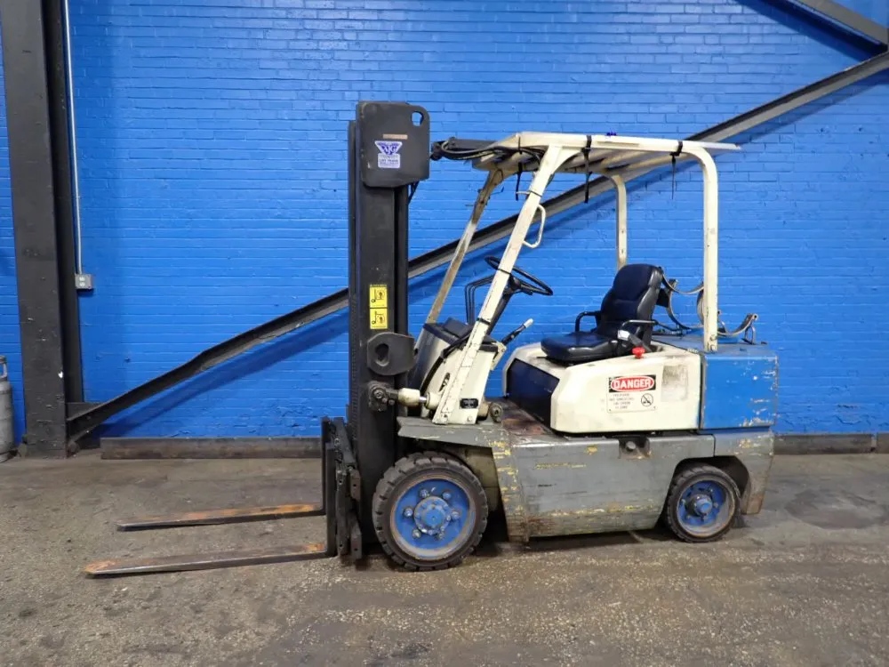 4,435 lb. YW #C-50, Propane Forklift, 42" x 4" Forks, 192" Mast Height, 6,590 Hours - Image 1