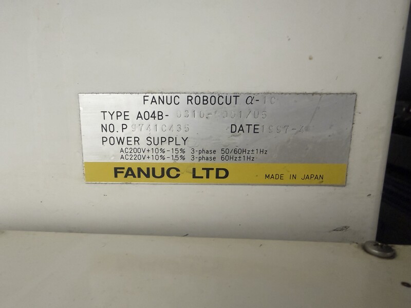 Fanuc #Robocut-Alpha-1C-S, 5-Axis CNC wire Electrical Discharge Machine, 20.47" X, 14.56" Y, 11.81" Z - Image 3