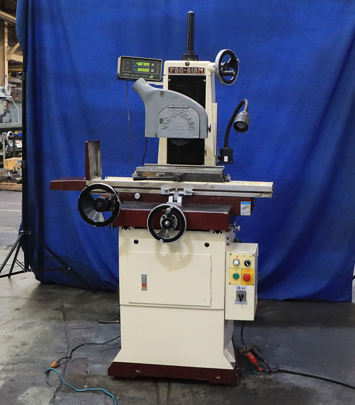 6" x 18" Chevalier #FSG-618M, hand feed surface grinder, 8" x .5" x 1.25" wheel, Mitutoyo 2-Axis digital read - Image 2