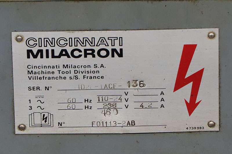 Cincinnati-Milacron #2MT, universal tool & cutter grinder, 6" x36" table, tilting wheelhead, motorized - Image 3
