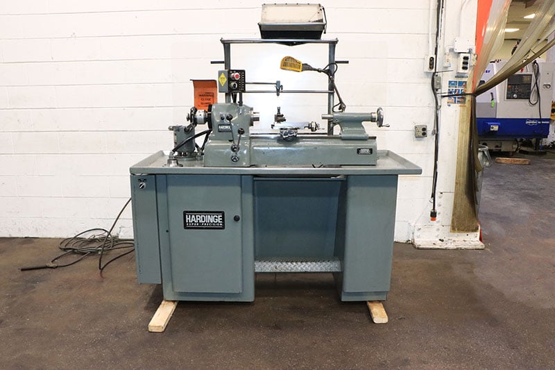 9" x 17" Hardinge #DV-59, precision engine lathe, variable speed, 5C collet closer, toolmakers compound - Image 1