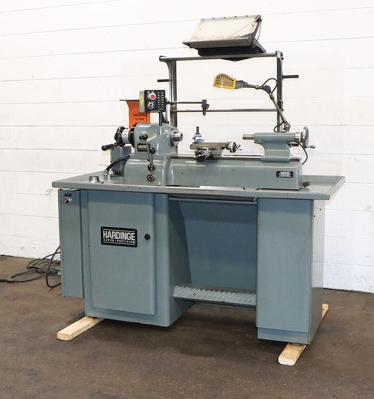 9" x 17" Hardinge #DV-59, precision engine lathe, variable speed, 5C collet closer, toolmakers compound - Image 3