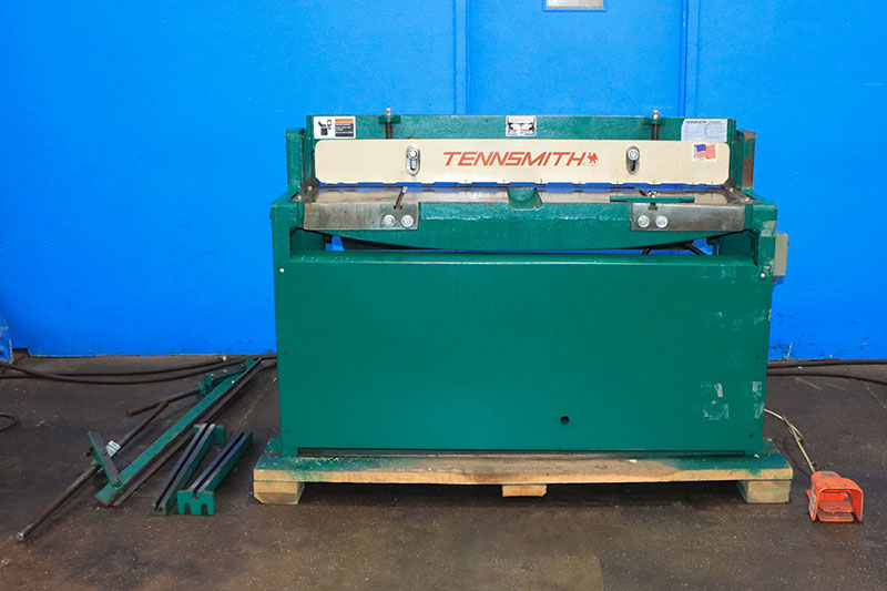 16 gauge x 4.3' Tennsmith #H52, hydraulic shear, 52-1/4" cutting length, 30" Back Gauge, 60 SPM, 2 support - Image 1