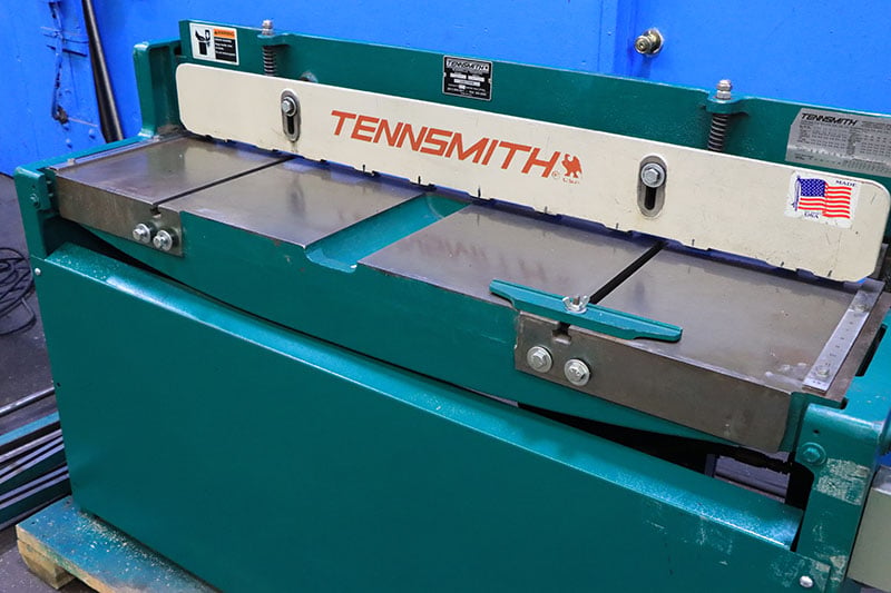 16 gauge x 4.3' Tennsmith #H52, hydraulic shear, 52-1/4" cutting length, 30" Back Gauge, 60 SPM, 2 support - Image 4