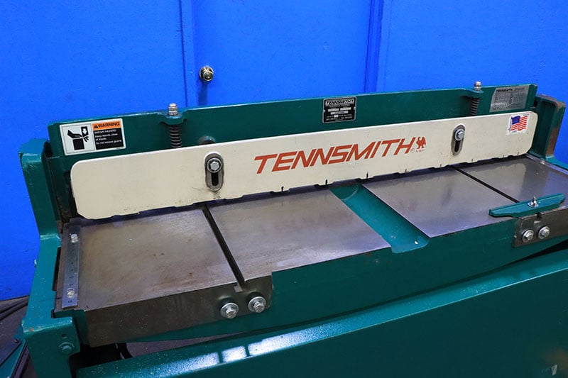 16 gauge x 4.3' Tennsmith #H52, hydraulic shear, 52-1/4" cutting length, 30" Back Gauge, 60 SPM, 2 support - Image 5