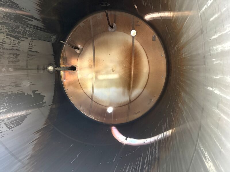 11500 gallon DCI, Stainless Steel jacketed tank, dished top & bottom, 11' diameter x 17' T/T, 22' 6" OAH, 150 - Image 9
