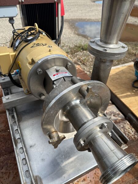 Fristam #FPX3532-170, Stainless Steel Centrifugal Pump, 10 HP, 3490 RPM, 208-230/460 V. - Image 1