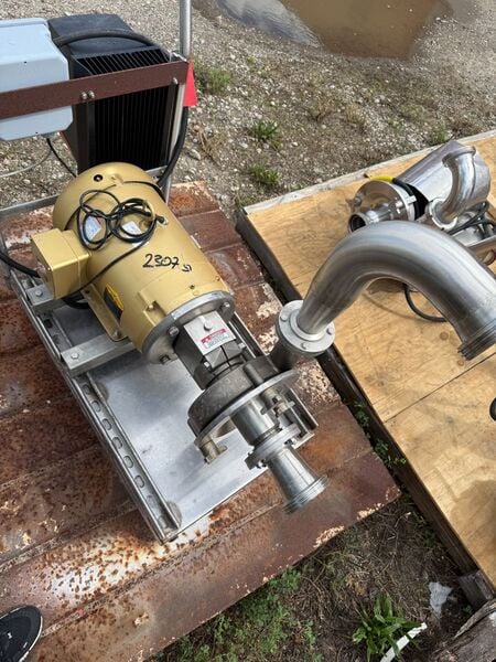 Fristam #FPX3532-170, Stainless Steel Centrifugal Pump, 10 HP, 3490 RPM, 208-230/460 V. - Image 2