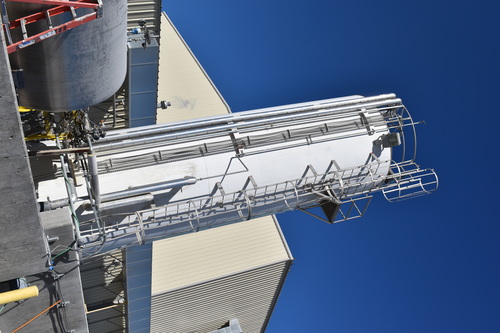 20,000 gallon JBF, Vertical Stainless Steel Insulated Silo, 120" diameter x 35' straight side, 150 psig @ - Image 5