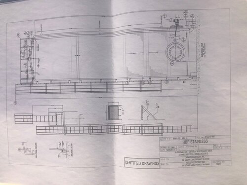 20,000 gallon JBF, Vertical Stainless Steel Insulated Silo, 120" diameter x 35' straight side, 150 psig @ - Image 7