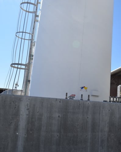 20,000 gallon JBF, Vertical Stainless Steel Insulated Silo, 120" diameter x 35' straight side, 150 psig @ - Image 10