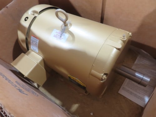 5 HP 1160 RPM Baldor #EM3708T, Electric Motor, Frame 215T, 208-230/460 Volts - Image 1