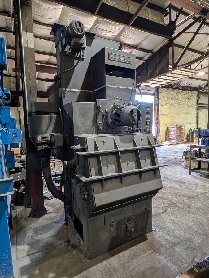 6 cu.ft. Wheelabrator #WTB-6, Tumble Blast Machine, 15 HP blast wheel, integrated dust collector - Image 5