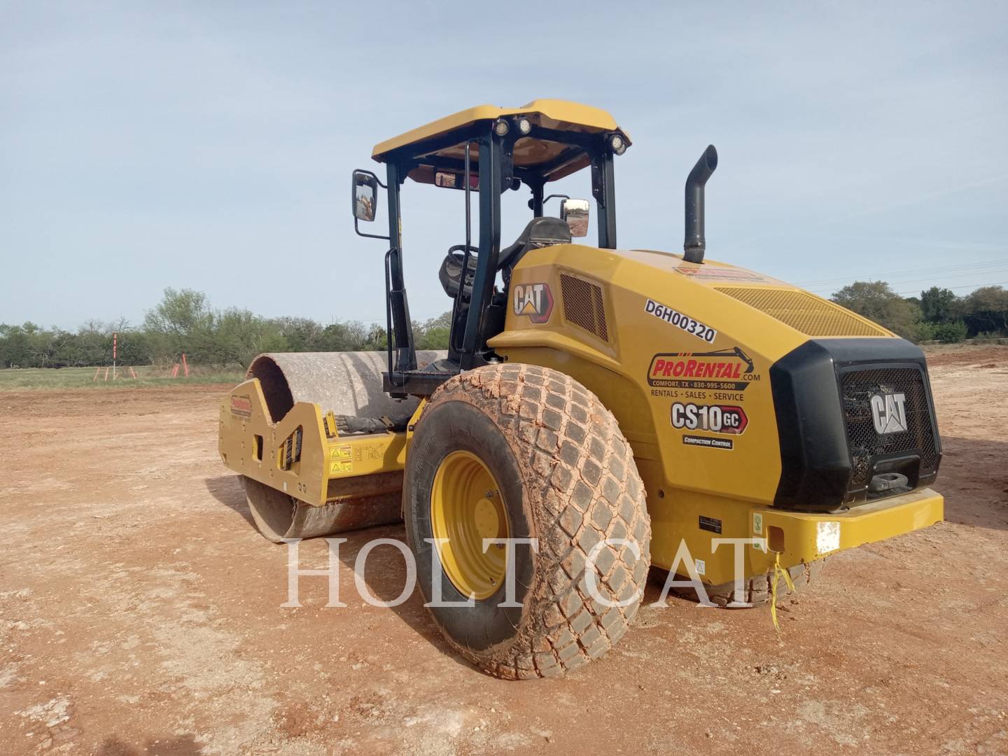 Caterpillar CS10GC, Vibratory Single Drum Smooth, 500 hours, S/N: D6H00320, 2023 - Image 4