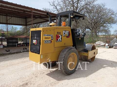 Caterpillar CS34, Vibratory Single Drum Smooth, 173 hours, S/N: 51400824, 2023 - Image 3