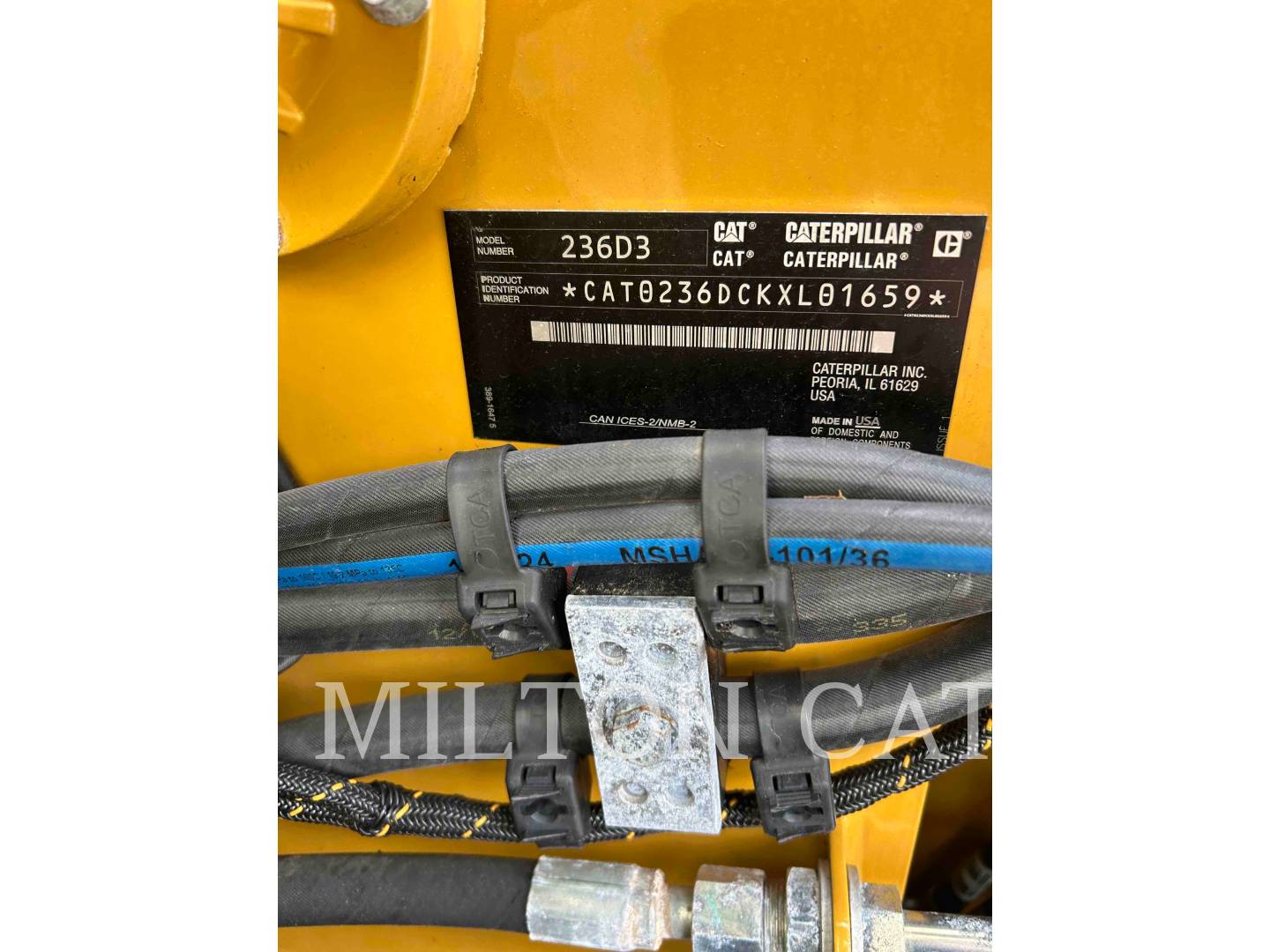 Cat 236D3, Skid Steer Loader, 427 hours, S/N: KXL01659C, 2021 - Image 8