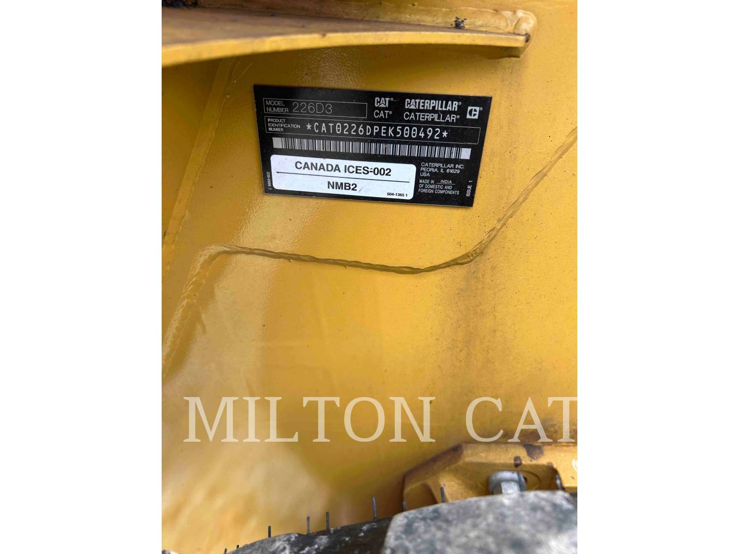 Cat 226D3, Skid Steer Loader, 357 hours, S/N: EK500492C, 2021 - Image 8