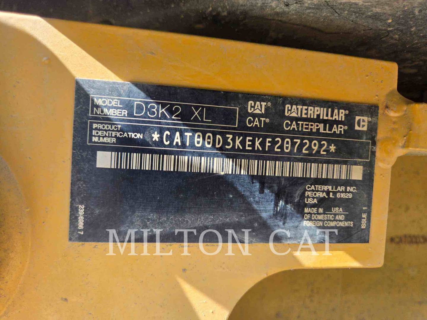 Caterpillar D3K2XL, 985 hours, S/N: KF207292C, 2021 - Image 7