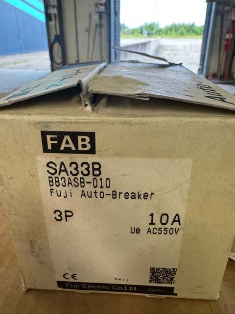 Fuji Electric BB3ASB-010 Circuit Breaker AC 550V Appears Unused - Image 5