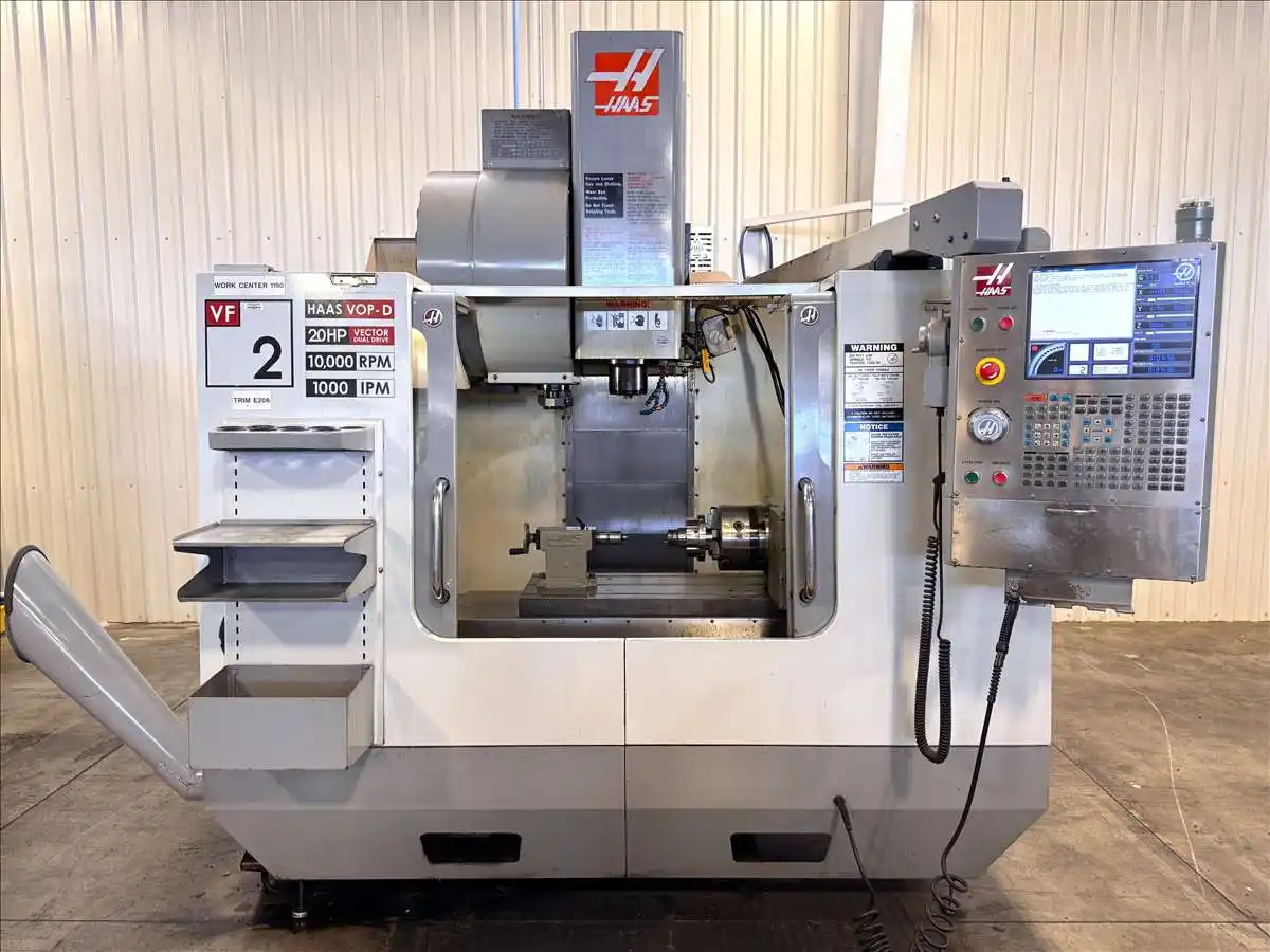 Haas #VF-2D, CNC vertical machining center, 30" X, 16" Y, 20" Z, 10000 RPM, 20 HP, 24 automatic tool changer - Image 1