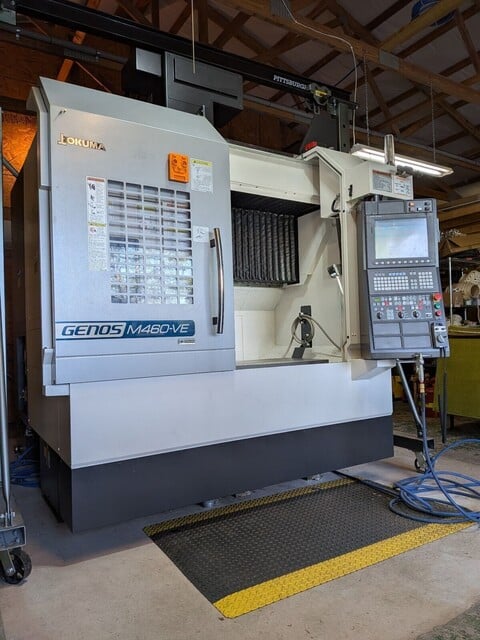 Okuma #Genos-M460-VE, Vertical CNC Machining Center, 30" X, 18.1" Y, 18.1" Z, 39.37" x 18.11" table, 30 HP - Image 1