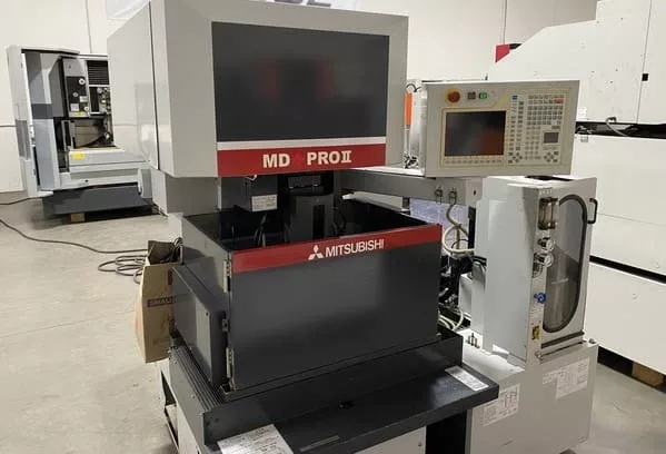 Mitsubishi #MD-Pro-II, Wire Electrical Discharge Machine, 12.6" X, 9.8" Y, 8.7" Z, 21.3" x 16.9" table - Image 1