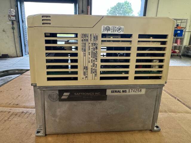 5 HP Saftronics #CIMR-PCU23P7, PC3 Inverter, Variable Frequency Drive, 200-230 Volts, 3 phase - Image 3