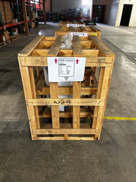 20 HP 1800 RPM TECO Westinghouse #VSP0204, Frame 256VP, ODP, 230/460 Volts, 3 phase - Image 2