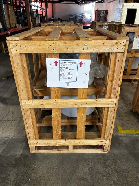 25 HP 1800 RPM TECO Westinghouse #VSP0254, Frame 284VP, ODP, 230/460 Volts, 3 phase - Image 2
