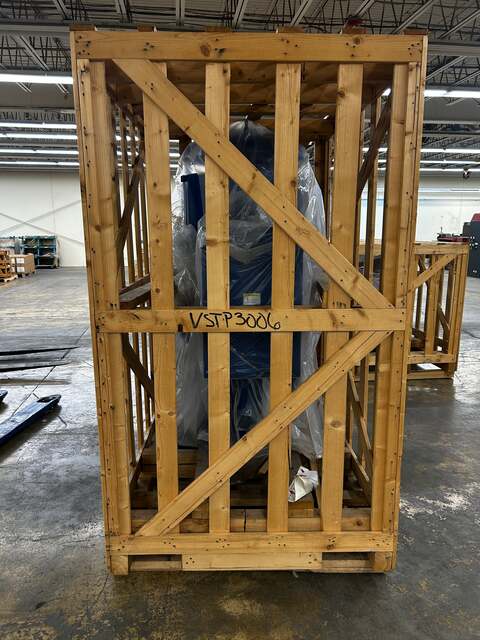 300 HP 1200 RPM TECO Westinghouse #VSTP3006, Frame 5009, TEFC, 460 Volts, Vertical Hollow Shaft, NEW - Image 2