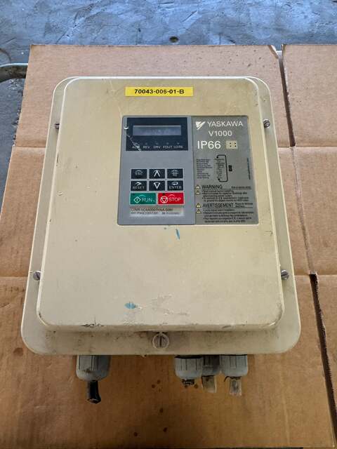 3 KW Yaskawa #C imr-vc4a0007haa-00, V1000, Variable Frequency Drive, 400 Volts, 3 phase - Image 2