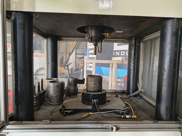 FEC Automation #enFORCE-DPT-202R5025PGB-06A, Digital Servo Press System, 480 V., 3-PH, RM5, w/ tooling, 2009 - Image 7