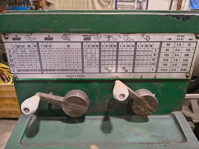 18" x 60" JET-URPE #1860, Engine lathe, 10" chuck, 2" bore, inch/metric thread - Image 6