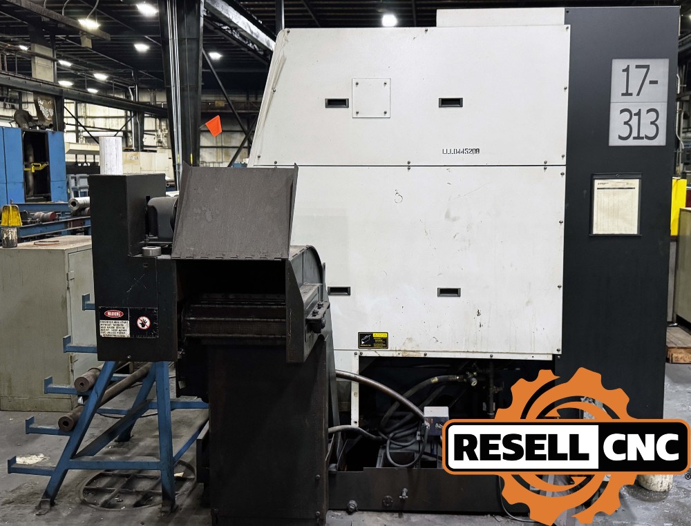 Daewoo Doosan #Puma-800-L, CNC Lathe, 35.4" swing, 3-jaw 27" air chuck, 12.6" bar, 2008 (2 available) - Image 10